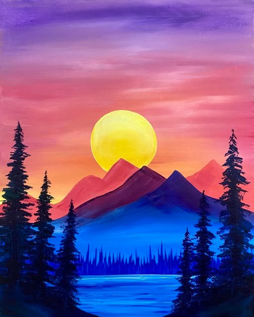 Blushing Mountain Sunset